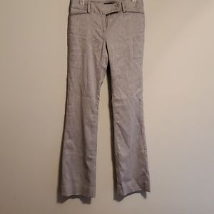 WHBM dress pants silver/ grey